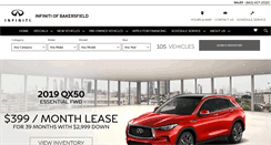 Desktop Screenshot of infinitiofbakersfield.com